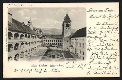 AK Seckau, Abtei, Klosterhof