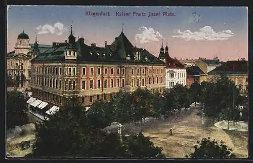 AK Klagenfurt, Kaiser-Franz-Josef-Platz