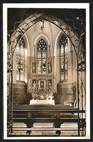 AK Maria Schmolln, Kirche, Altar