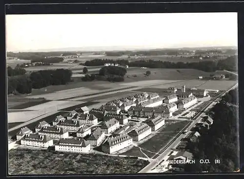 AK St. Pantaleon /O.-Oe., Luftbild der Bergmannssiedlung Riedersbach