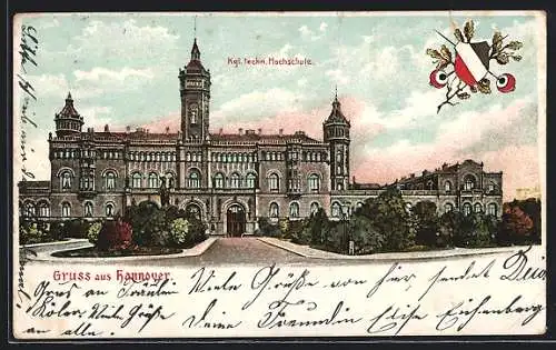AK Hannover, Technische Hochschule mit Anlagen, Wappen