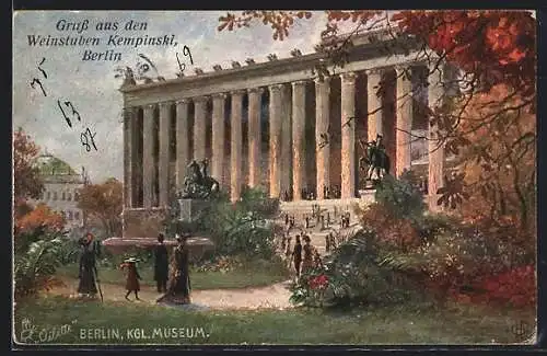 Künstler-AK Raphael Tuck & Sons Nr. 183: Berliner königliches Museum