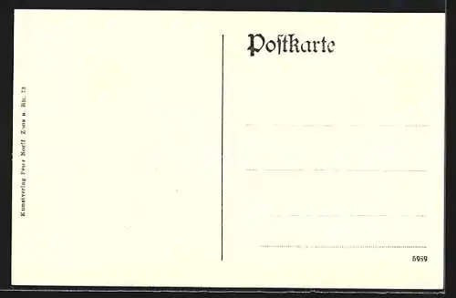AK Zons a. Rh., Partie an der Mühle
