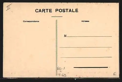 AK Mont-Dore, La Gare, Kutschen vor dem Bahnhof