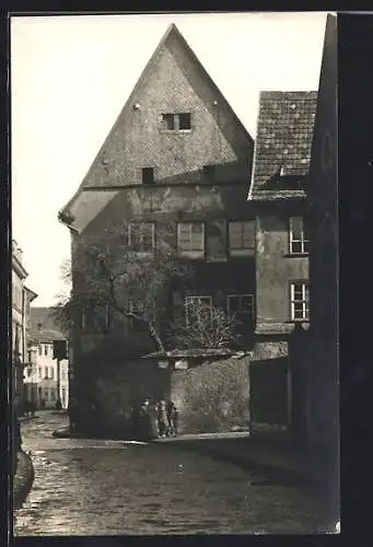 Foto-AK Erfurt, Strasseneck im Altstadtwinkel 1934
