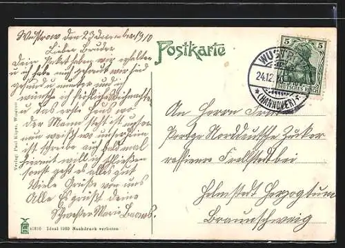 AK Wustrow i. Hann., Partie in der Rudolph-Strasse