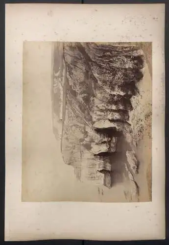 Fotografie K. Knudsen, Bergen, Ansicht Austerdalsisen, Teil des Svatisen Gletscher