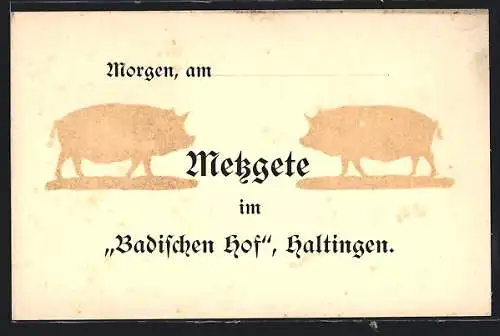 AK Haltingen, Badischer Hof