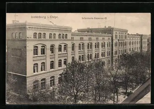 AK Insterburg i. Ostpr., Infanterie-Kaserne 45