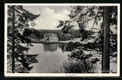 AK Rominter Heide, Blick auf das Kurhaus Marihowo