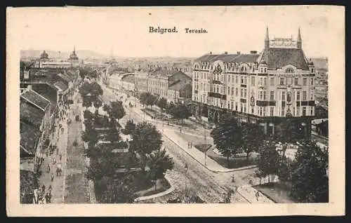 AK Belgrad, Strassenpartie Terasia
