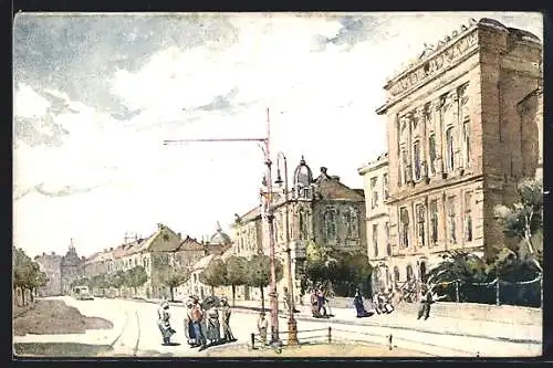 Künstler-AK Beograd, Makedonska ulica