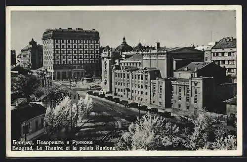 AK Beograd, le Theatre et le palais Runione