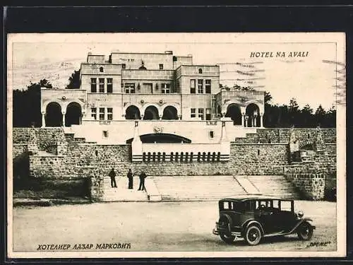 AK Avala, Hotel na Avali