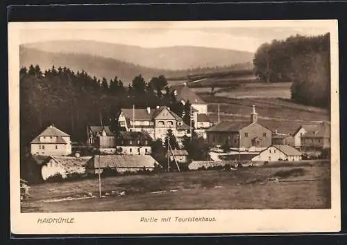 AK Haidmühle, Partie mit Touristenhaus