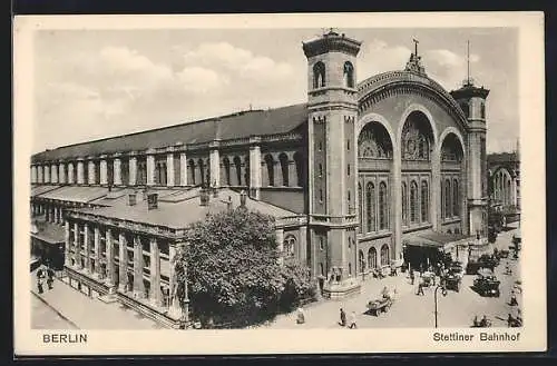 AK Berlin, Stettiner Bahnhof an der Invalidenstrasse