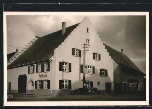 AK Behla /Hüfingen, Ansicht vom Rathaus