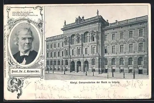 AK Leipzig, Königl. Conservatorium der Musik, Prof. Dr. C. Reinecke
