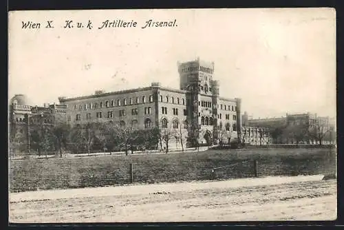AK Wien, K. u. K. Artillerie Arsenal