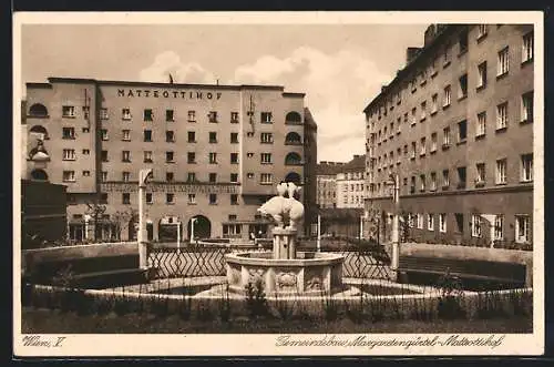 AK Wien, Gemeindebau Matteottihof, Margaretengürtel