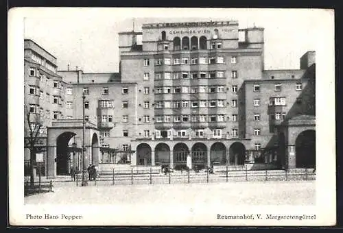AK Wien, Gemeindebau Reumannhof, Margaretengürtel
