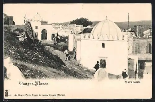 Künstler-AK Tanger, Marabouts