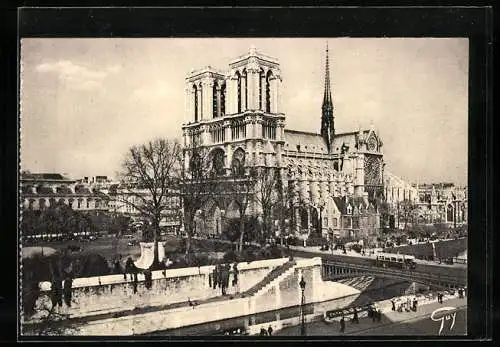 AK Paris, Cathédrale Notre-Dame
