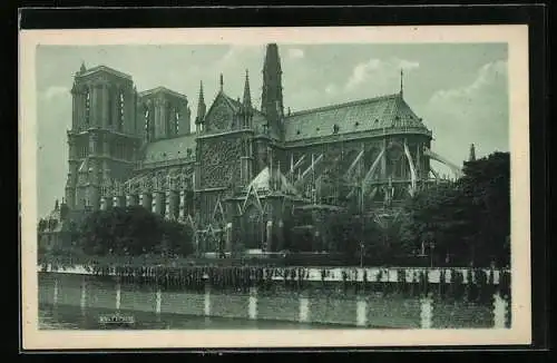 AK Paris, Cathédrale Notre-Dame