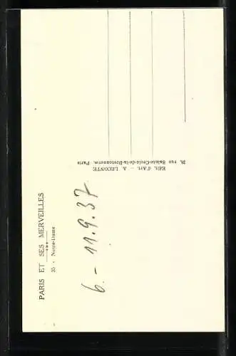 AK Paris, Cathédrale Notre-Dame