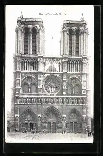 AK Paris, Cathédrale Notre-Dame