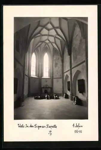 Foto-AK Adalbert Defner: Wels, In der Sigmar-Kapelle