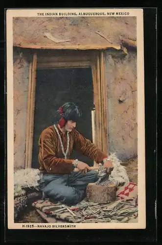 AK Navajo Silversmith