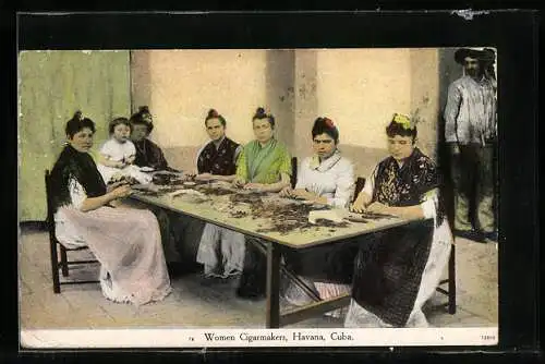 AK Havana, Women Cigarmakers, Tabakproduktion