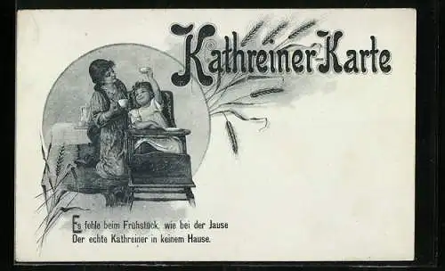 AK Kathreiner-Karte, Kaffee, Reklame