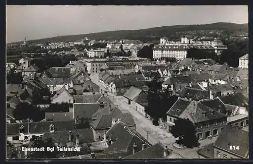 AK Eisenstadt, Teilansicht des Ortes