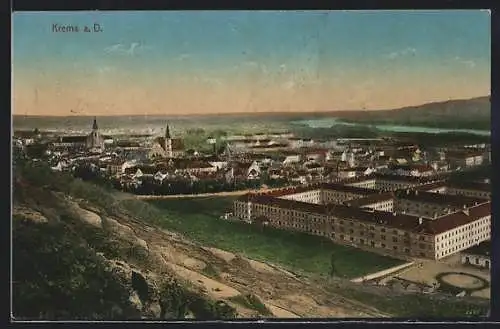 AK Krems a. D., Teilansicht mit Kaserne
