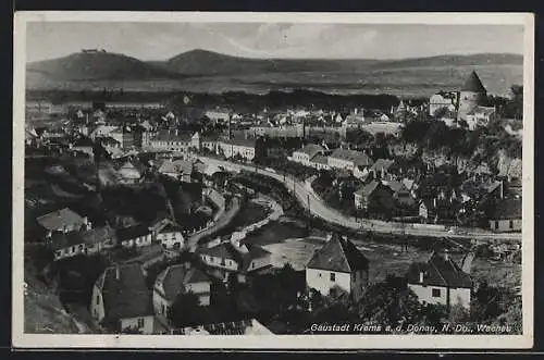 AK Krems a. Donau, Teilansicht mit Strassenpartie