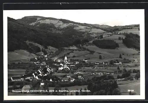 AK Reichenfels /Kärnten, Blick auf den Ort