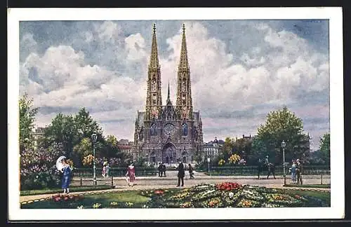 AK Wien, Freiheitsplatz und Votivkirche