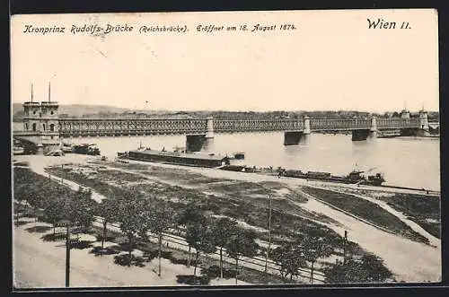 AK Wien, Kronprinz Rudolfs-Brücke