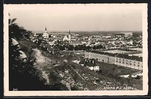 AK Krems a. d. Donau, Teilansicht im Sonnenschein