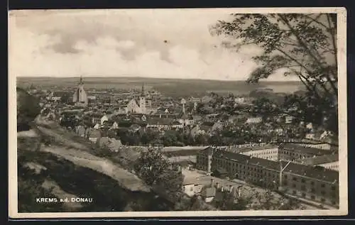 AK Krems a. d. Donau, Blick aus der Vogelschau