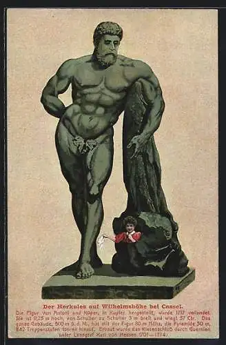 AK Kassel-Wilhelmshöhe, Herkules-Statue