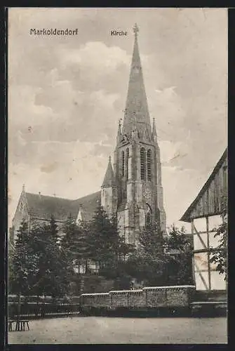 AK Markoldendorf, Blick zur Kirche