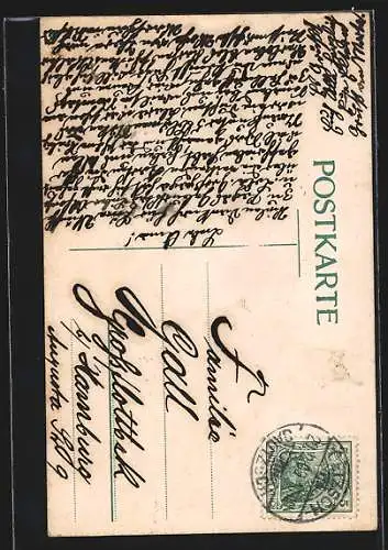 AK Leipzig, Börse, Augustusplatz, Markt mit Denkmal