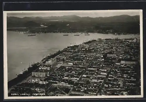 AK Santos, Ortsansicht aus der Vogelschau