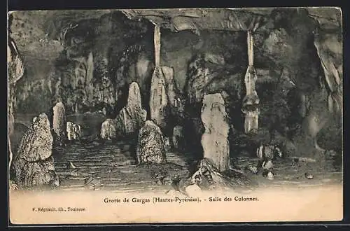 AK Grotte de Gargas, Salle des Colonnes