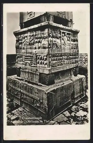 AK Constantinopel, Piedestal de l`Obelisque de Theodose