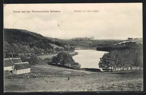 AK Bad Polzin /Pommersche Schweiz, Fünfsee