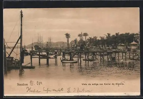 AK Santos, Vista de antiga rua Xavier da Silveira